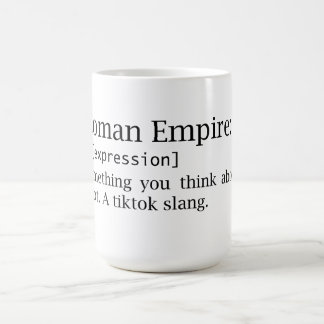 Roman Empire - tänka om - slang - ordbok Kaffemugg