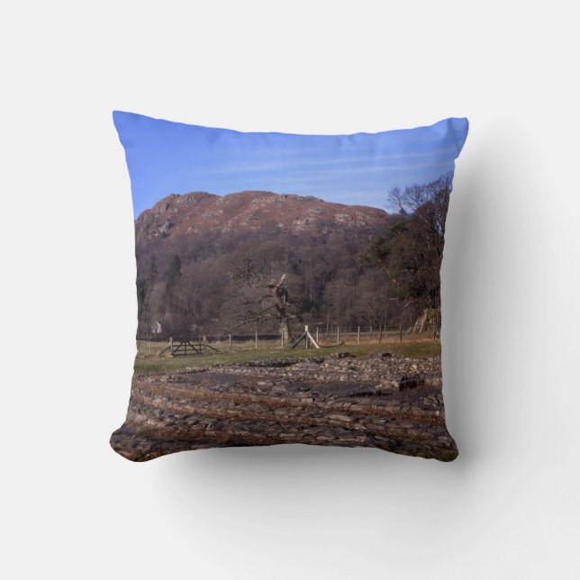 Roman Fort Ambleside Cumbria vykort Kudde (Framsida)