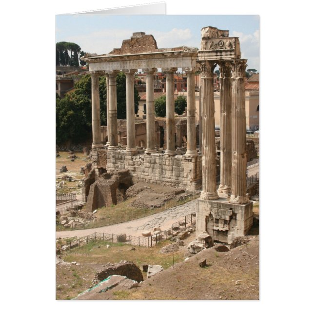 Roman Forum Hälsningskort (Framsidan)