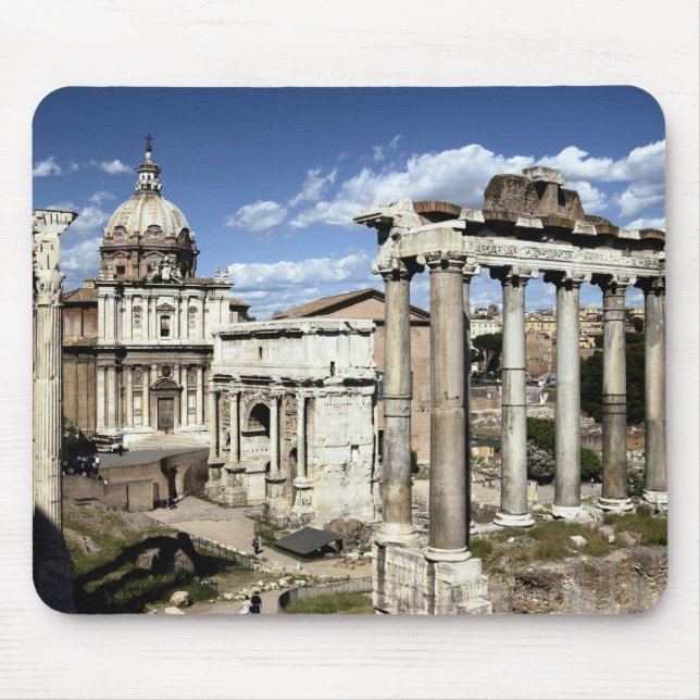 Roman Forum, Rom, Italien Musmatta (Framsidan)