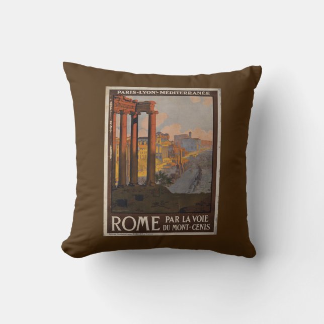 Roman Forum Vintage resor Annons Kudde (Framsida)