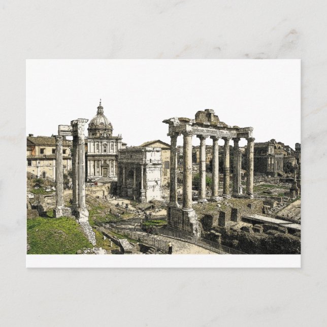 Roman Forum Vykort (Framsida)
