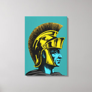 Roman Gladiator Pop Art Porträtt Canvastryck