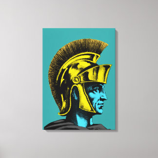 Roman Gladiator Pop Art Porträtt Canvastryck