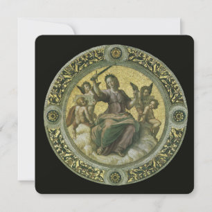 Roman Goddess Justice med Änglar av Raphael