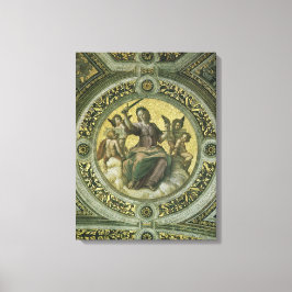 Roman Goddess Justice med Änglar av Raphael Canvastryck