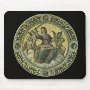 Roman Goddess Justice med Änglar av Raphael Musmatta