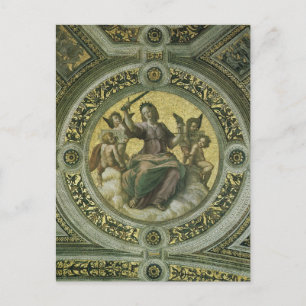 Roman Goddess Justice med Änglar av Raphael Vykort