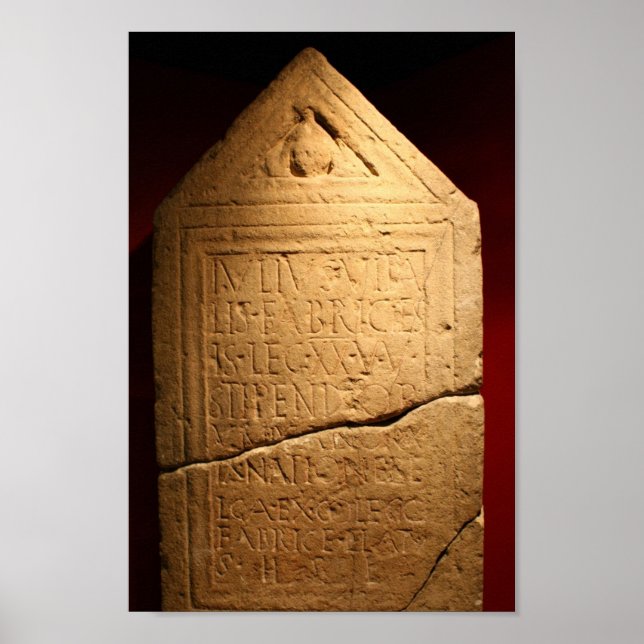 Roman Gravestone Poster (Framsidan)