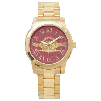 Roman Imperial Eagle Guld Watch Armbandsur