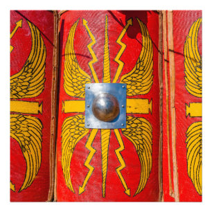 Roman Military Shield - Scutum Fototryck