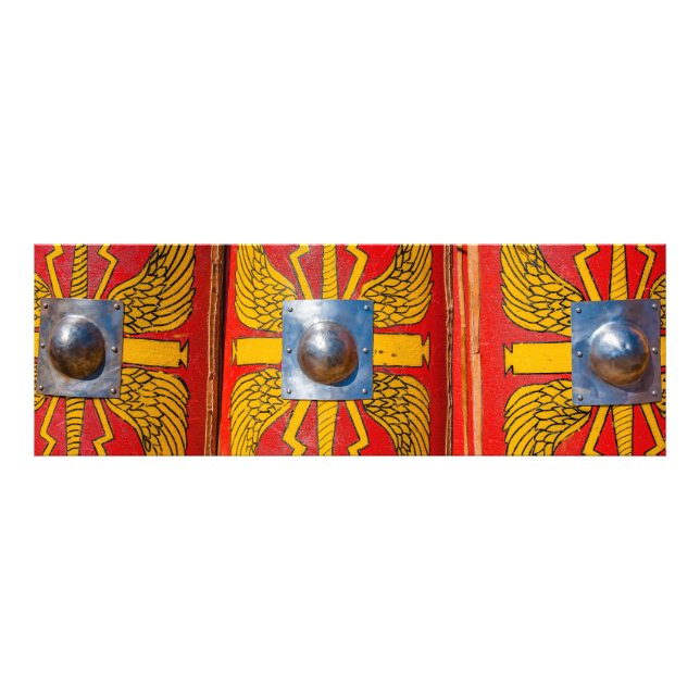 Roman Military Shield - Scutum Fototryck (Framsidan)