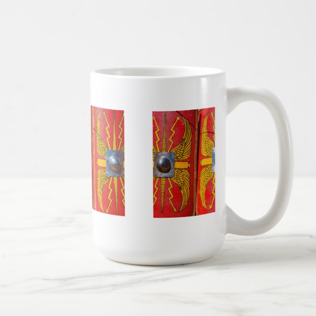 Roman Military Shield - Scutum Kaffemugg (Höger)