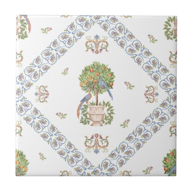 Roman Mosaic Tile – Classic Wall Art. Kakelplatta (Framsidan)