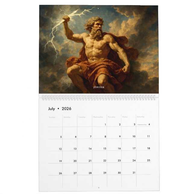 Roman Mythology Kalender (Jul 2026)