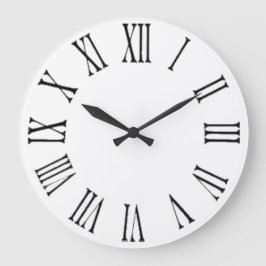 ROMAN NUMERALS CLOCK STOR KLOCKA