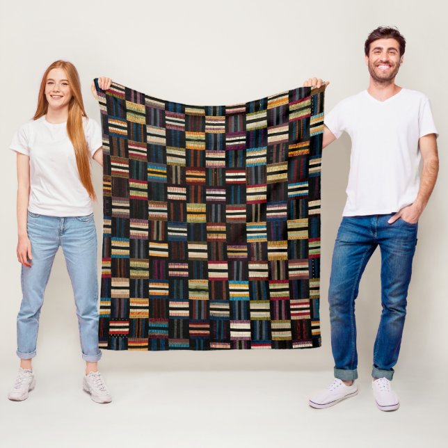 Roman rand quilt fleecefilt (På plats)