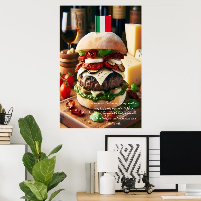Roman Rhapsody Burger Sensation 24x36 Poster (Hemmakontoret)