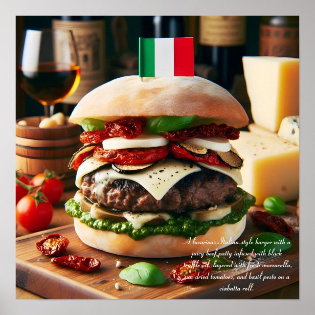 Roman Rhapsody Burger Sensation Poster (Framsidan)