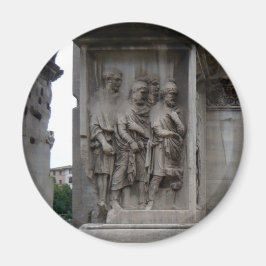 Roman Ruins Entrance i Rom Italien Magnet