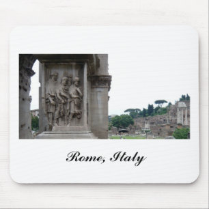 Roman Ruins Entrance i Rom Italien Musmatta