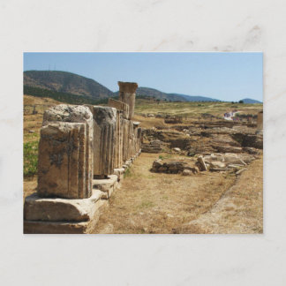 Roman Ruins in Hierapolis Pamukale Turkey Vykort