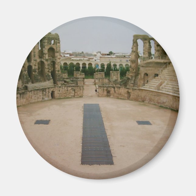 Roman ruins Tunisien Magnet (Framsidan)