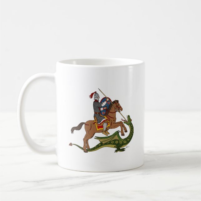 Roman Saint George och Dragon Kaffemugg (Vänster)