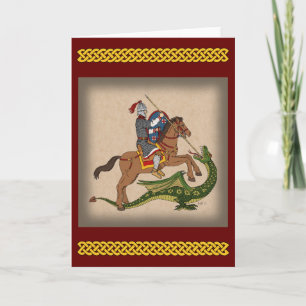 Roman Saint George och Dragon Kort
