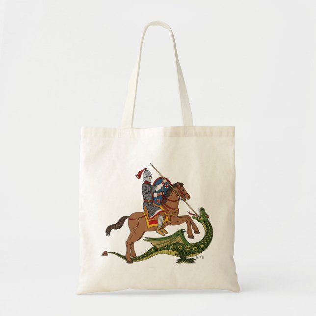 Roman Saint George och Dragon Tygkasse (Framsidan)
