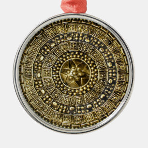 Roman Shield Julgransprydnad Metall