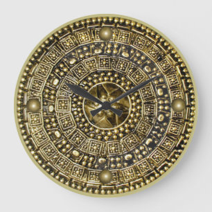 Roman Shield Stor Klocka
