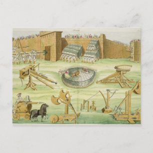 Roman Soldiers Besieging a Town, plate 23B, class Vykort
