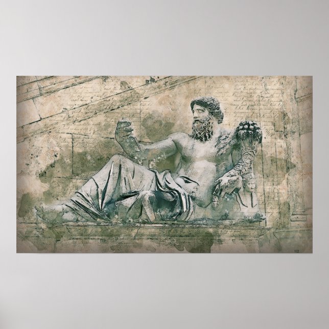 Roman Statue Poster (Framsidan)