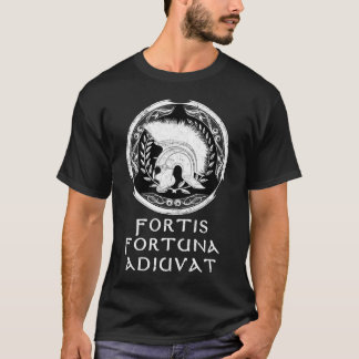 Roman Warrior Fortis Fortuna Adiuvat T-Shirt