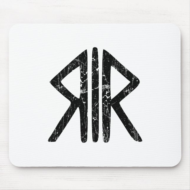 Roman Way Gods-religionens symbol för gammal antik Musmatta (Framsidan)