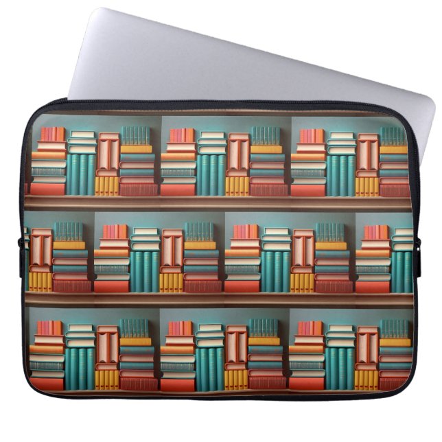Romanbibliotek bok laptop fodral (Framsidan)