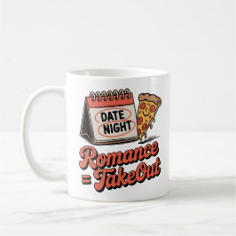 Romance = Takeout | Casual Love with Food Humor Kaffemugg