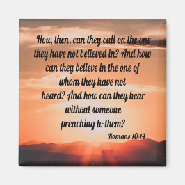 Romaner 10:14 magnet