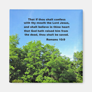 Romaner 10:9 magnet