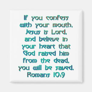 Romaner 10:9 magnet