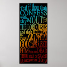 Romaner 10:9 Poster