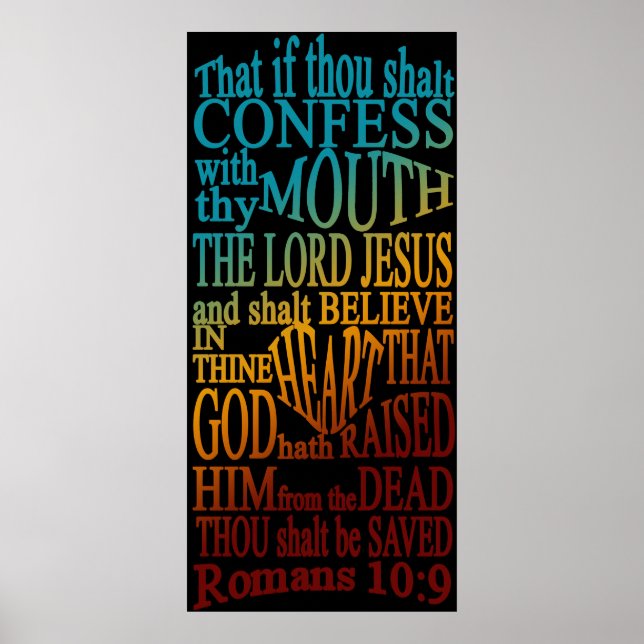 Romaner 10:9 Poster (Framsidan)