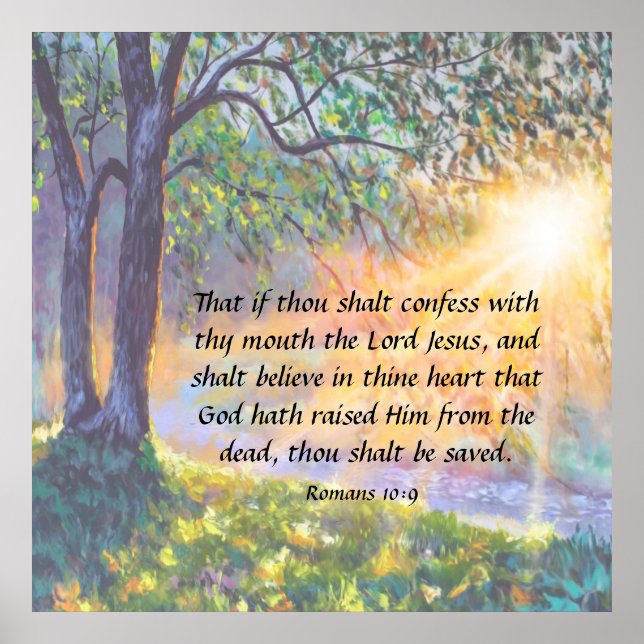 Romaner 10:9 poster (Framsidan)