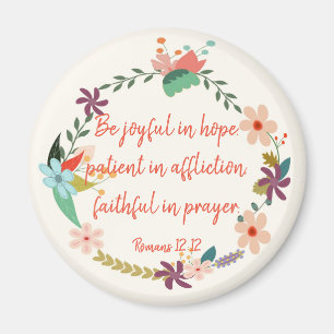Romaner 12:12 magnet