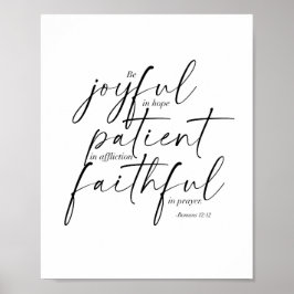 Romaner 12:12 poster