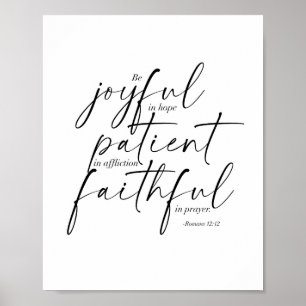 Romaner 12:12 poster