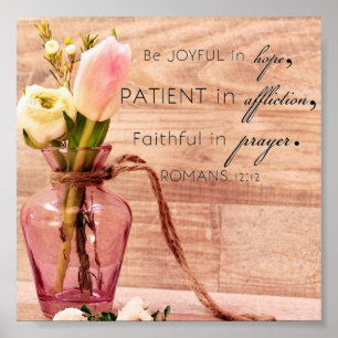 Romaner 12:12 poster