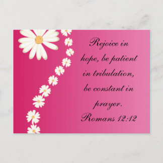 Romaner 12:12 vykort