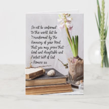 Romaner 12:2 Bli inte konformerade till denna värl